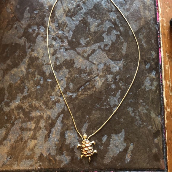 Kenneth jay lane amber turtle necklace - Picture 10 of 10